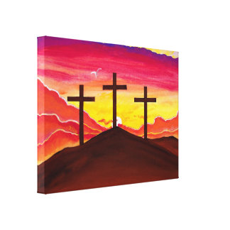 Three Crosses Art & Framed Artwork | Zazzle