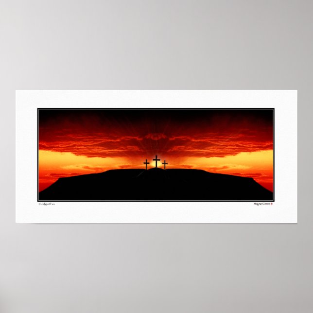 Three Crosses of Golgotha - He Has Risen! Poster (Front)