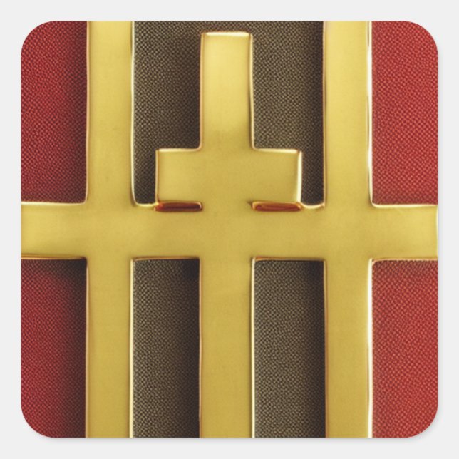 Three Crosses Sticker (Front)