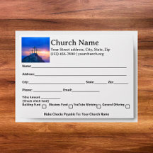 Three Crosses Sunset Church Tithe Offering