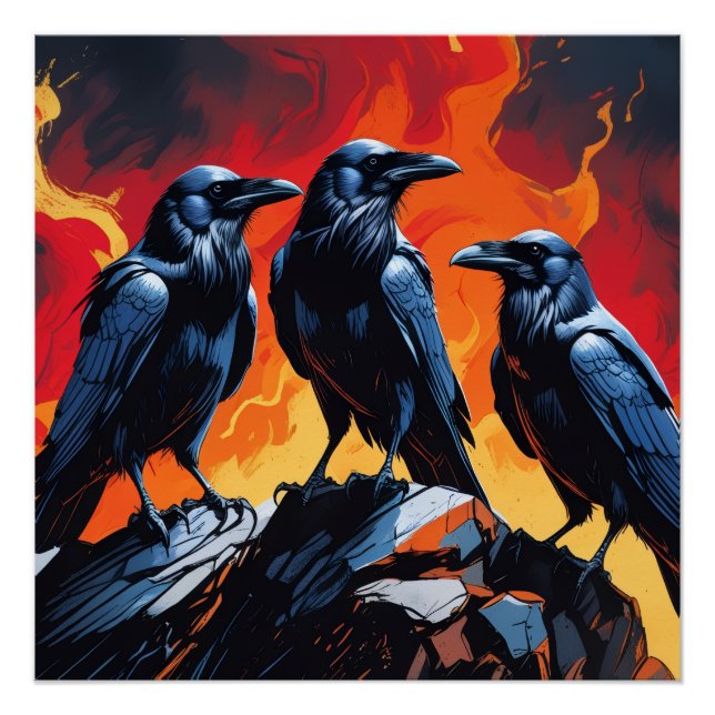 Three Crows Poster (Front)