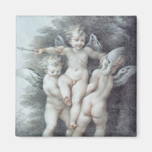 Three Cupids Magnet