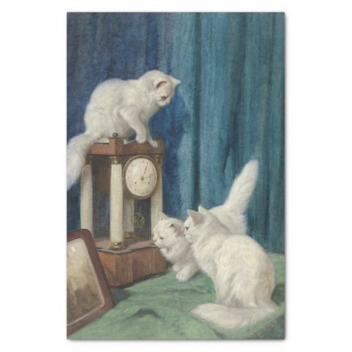 Three Curious Cats by Arthur Heyer Tissue Paper