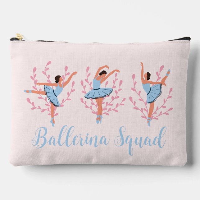 Three Cute Ballerinas  Accessory Pouch (Front)