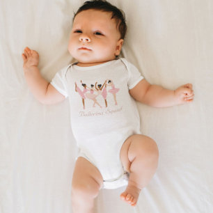 Three Cute Ballerinas Baby Bodysuit