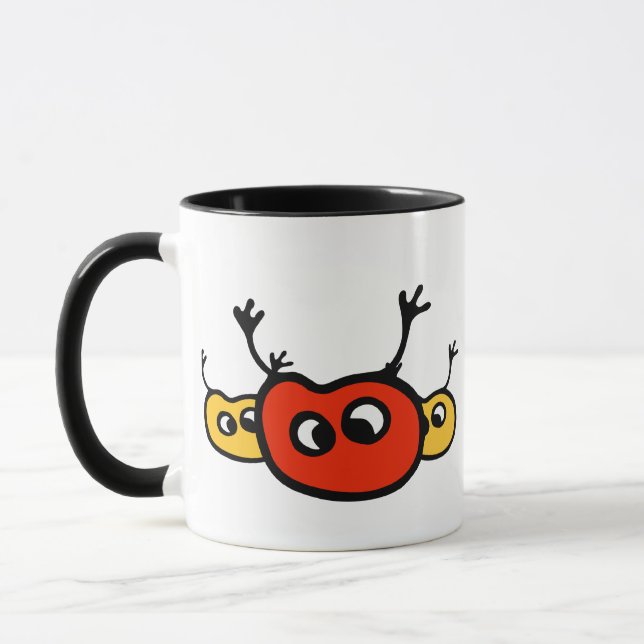 Three Cute Bugs Mug (Left)