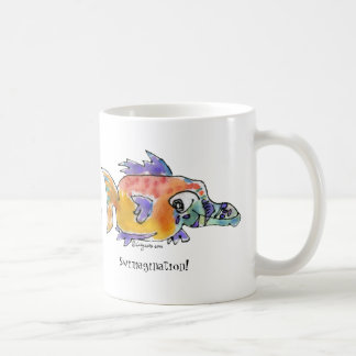Three Cute Cartoon Fish Mug