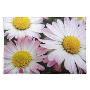 Three cute daisies Cloth Placemat