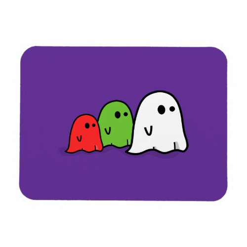 Three Cute Ghosts Halloween Premium Flexi Magnet