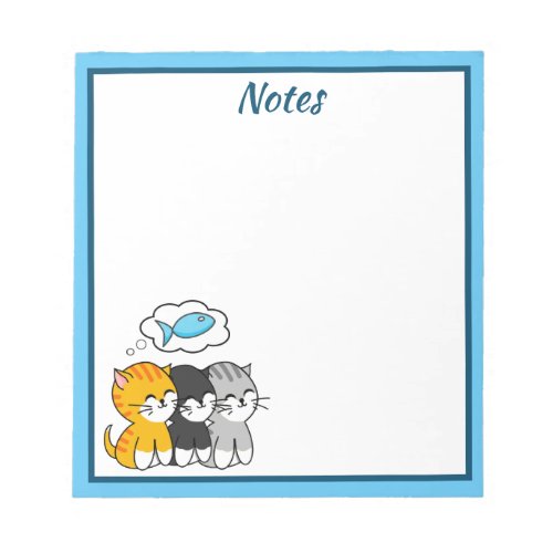 Three Cute Kittens Notepad