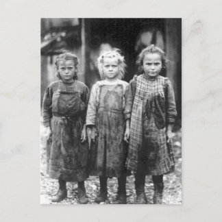 Three Cute Little Girls Vintage South Carolina Postcard