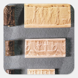 Three cylinder seals with impressions,