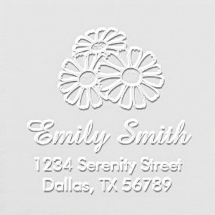 Three Daisies Address Embosser