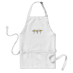 Three Daisies In a Row Adult Apron