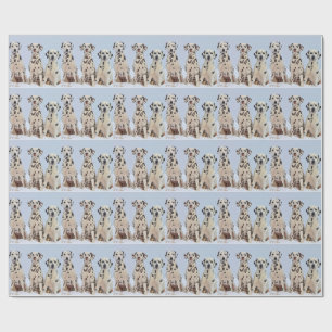 Three Dalmatians Wrapping Paper