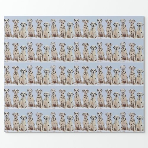 Three Dalmatians Wrapping Paper
