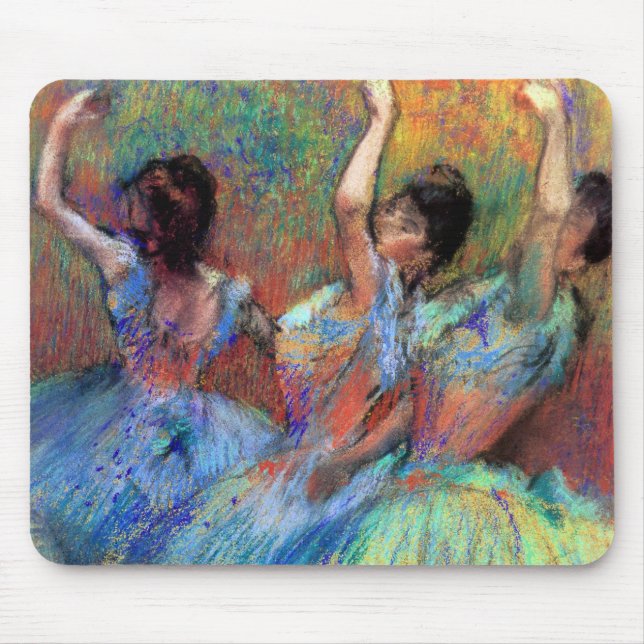 Three Dancers by Degas Mouse Pad (Front)