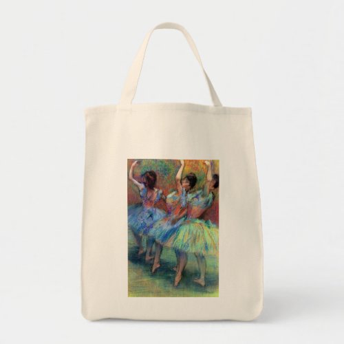 Three Dancers by Degas Tote Bag