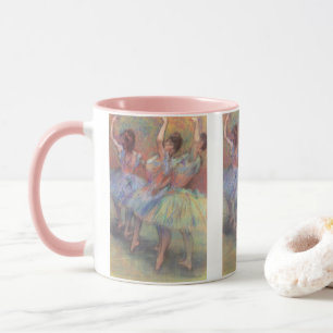 Three Dancers by Edgar Degas, Vintage Ballet Art Mug