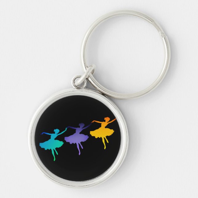 Three Dancers Keychain (Front)