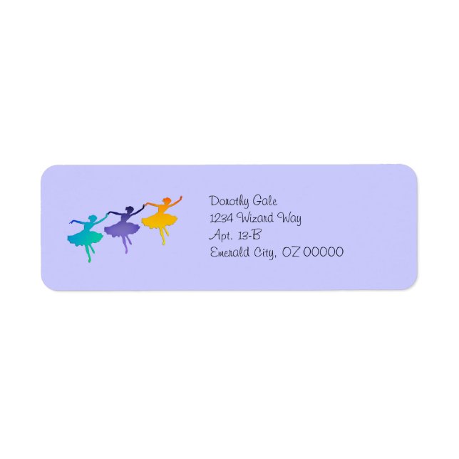 "Three Dancers" Label (Front)