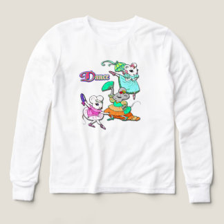 Three Dancing Mice – Cartoon Ballet Trio Tri-Blend Shirts