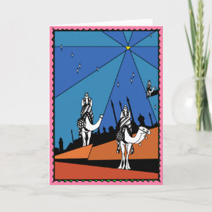 Three Deco Kings c.1928 Coloring Card