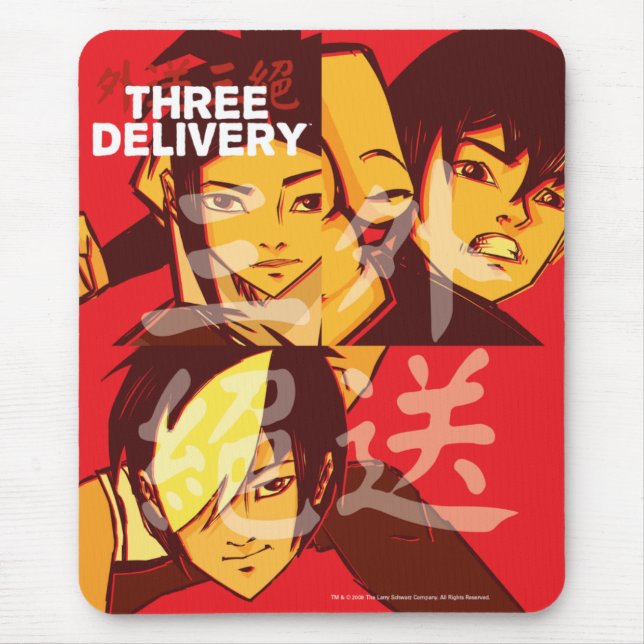 Three Delivery™ Group Mousepad (Front)