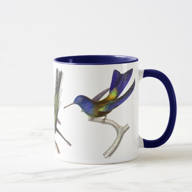 Three Different Hummingbirds Rene Primevere Lesson Mug (Right)