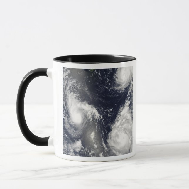 Three different typhoons mug (Left)