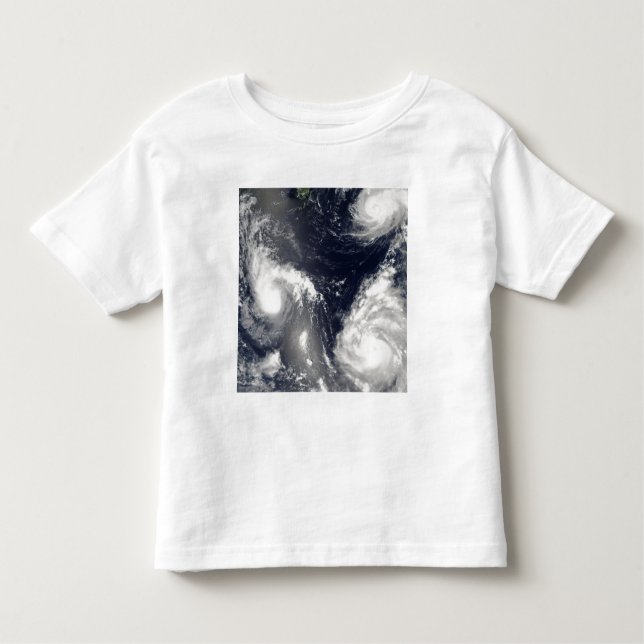Three different typhoons toddler t-shirt (Front)