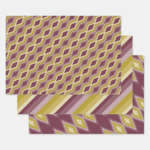 Three Different Wrapping Sheets