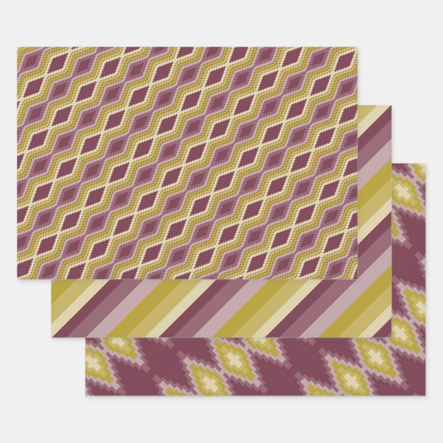 Three Different Wrapping Sheets (Set)