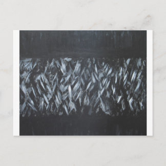 Three-dimensional Cross Hatching Pattern Postcard