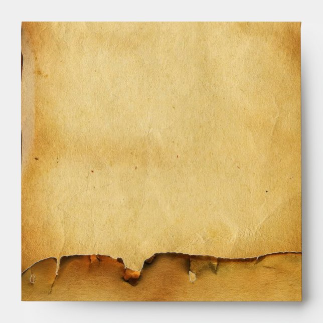 THREE DOGGIES WITH ROSES, Parchment Envelope (Front)