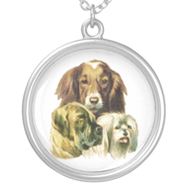 Three Dogs Necklace (Front)