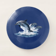 Three Dolphins Jumping, Ocean Life Hat Design