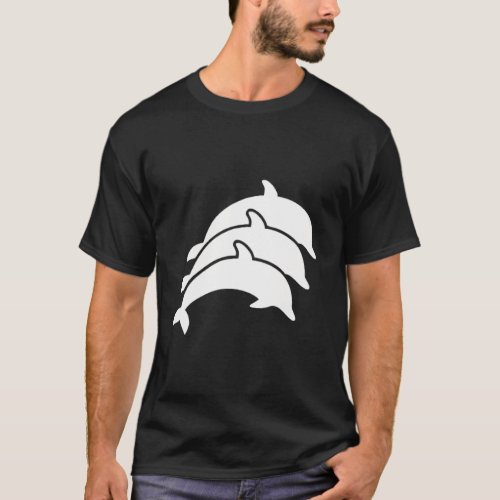 Three Dolphins T_Shirt