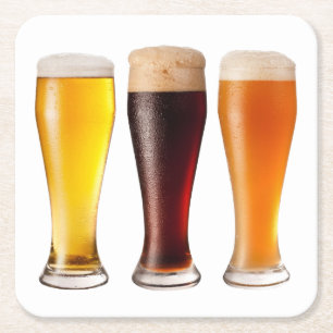 Three Draft Beers Coaster