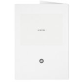 Three dragonflies in flight card (Back)