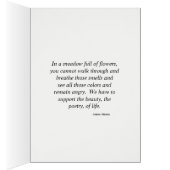 Three dragonflies in flight card (Inside (Right))