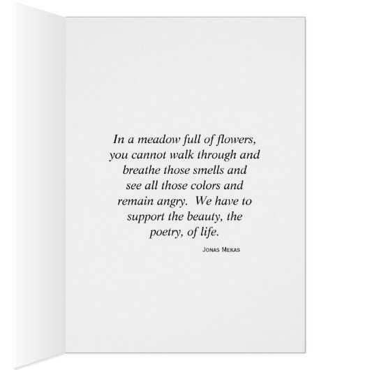 Three dragonflies in flight card (Inside (Right))