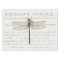 Three Dragonfly French Carte Postale Decoupage Set