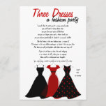 Three Dresses Invitation