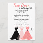 Three Dresses Invitation