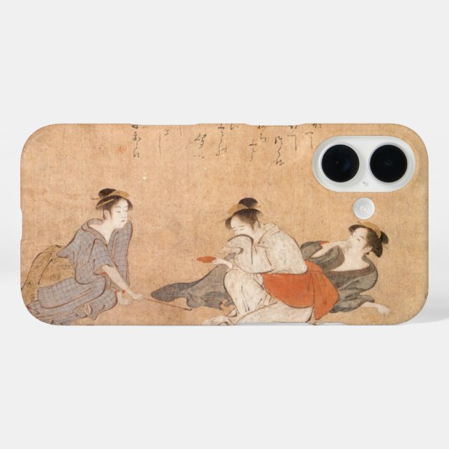 Three Drunken Women Japanese Art Torii Kiyonaga  Case-Mate iPhone Case (Back (Horizontal))