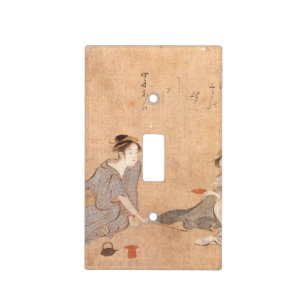 Three Drunken Women Japanese Art Torii Kiyonaga Light Switch Cover