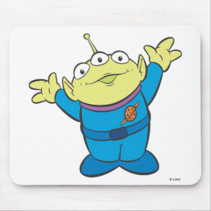 Three-Eyed Alien Disney Mouse Pad