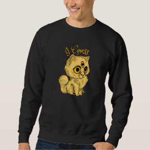 Three Eyed Cat I Guess Meh Halloween Costume Sarca Sweatshirt