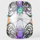 Three Eyed Elegant Alien Tribe Face Shield (Front)